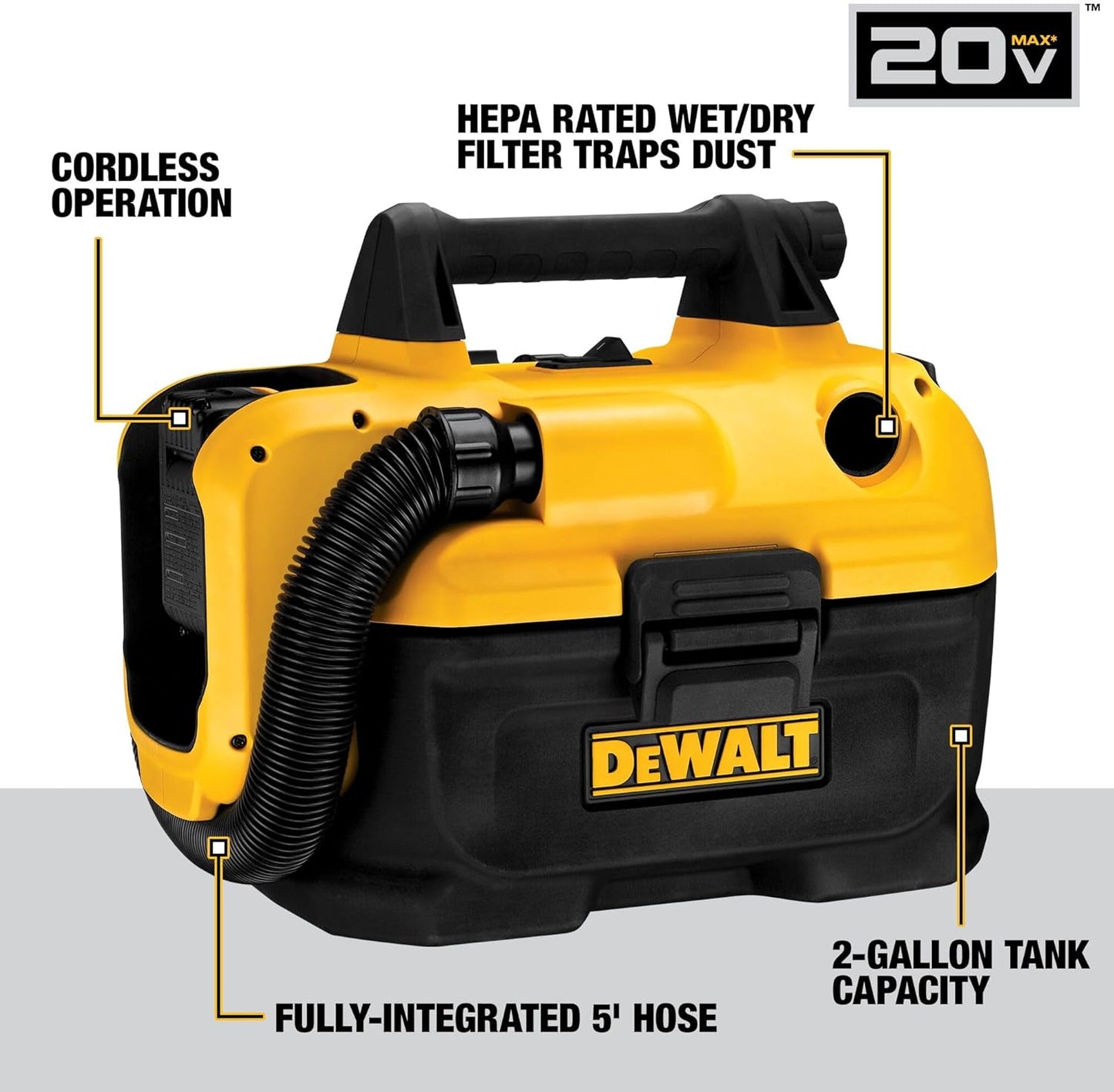 XR 20V Wet & Dry Vacuum DCV580H